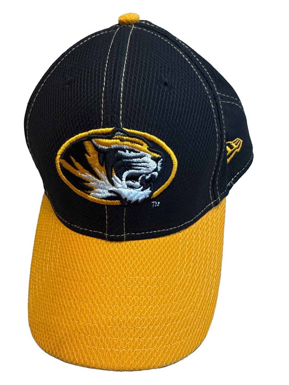 New Era Missouri Mizzou Tigers 9Forty Hat Black Gold Snapback Cap Adjustable